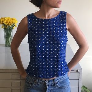 Sequin Crochet Top